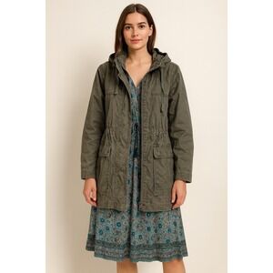 Aqua Army green fully 100% Cotton jacket Size XL. NWT